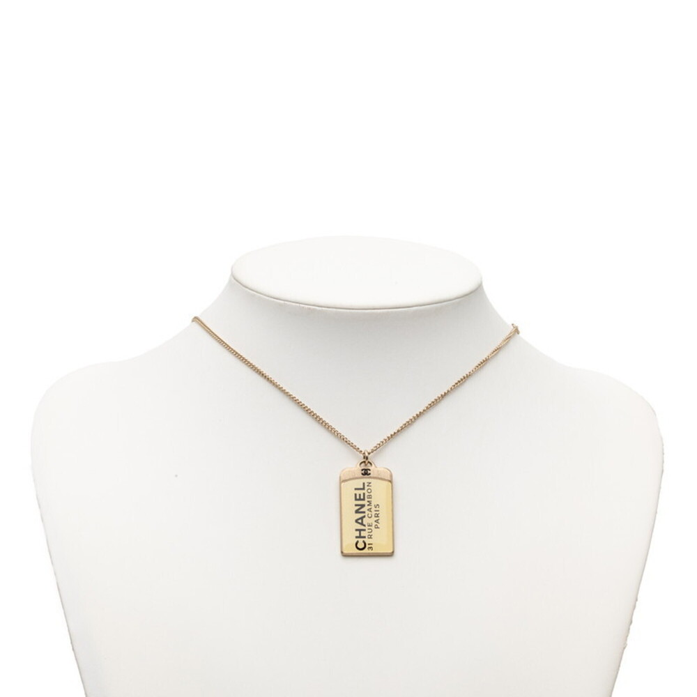 CHANEL Gold Logo Necklace - Picture 6 of 6